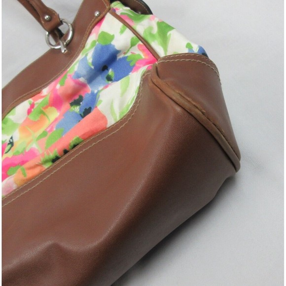 Purse Shoulder Bag Chaps By Ralph Lauren Floral Purse Handbag - Picture 5 of 9